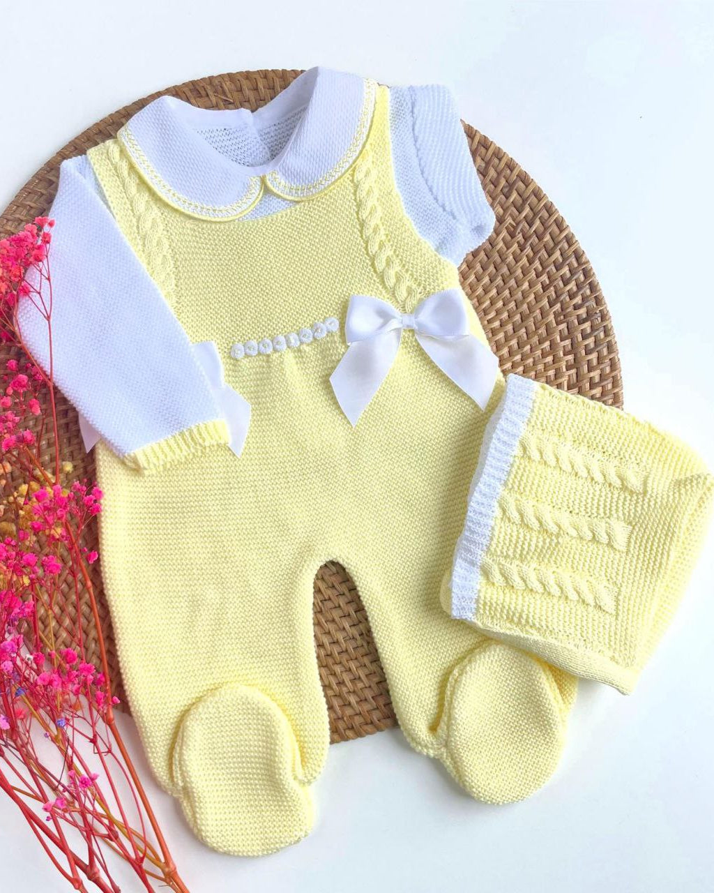 Peto Paula Amarillo con Blanco