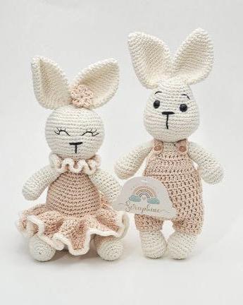 Pareja de Conejitos Camel ❤