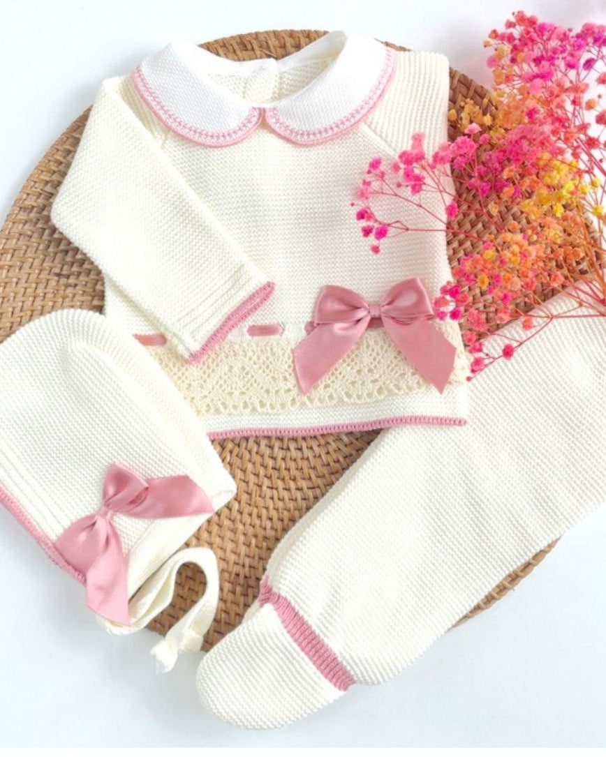 Peto Tivoli Beige con Detalle Palo Rosa