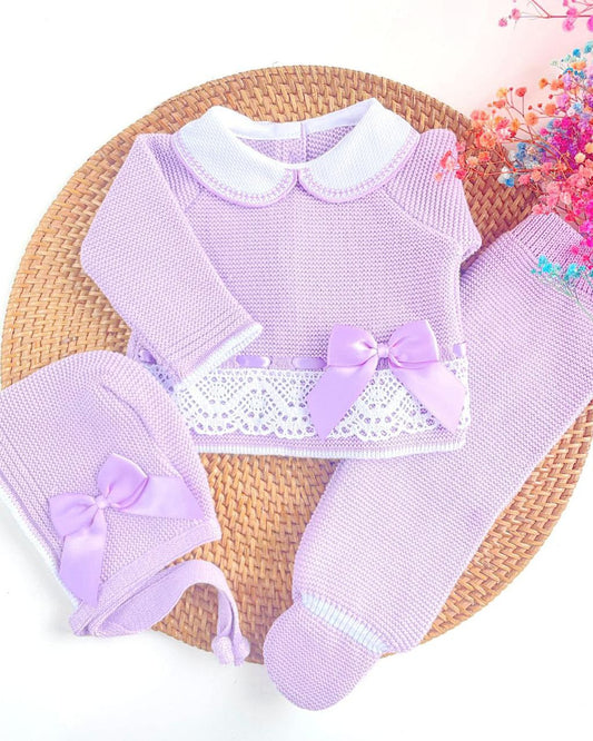 Conjunto Tivoli Lila con Blanco