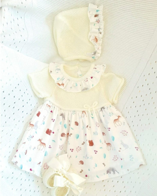 Vestido Edén Beige