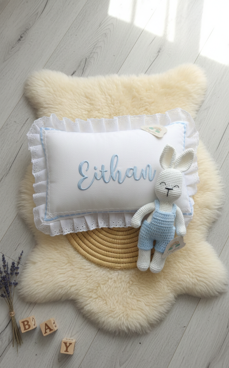 Almohadita y muñeco de apego